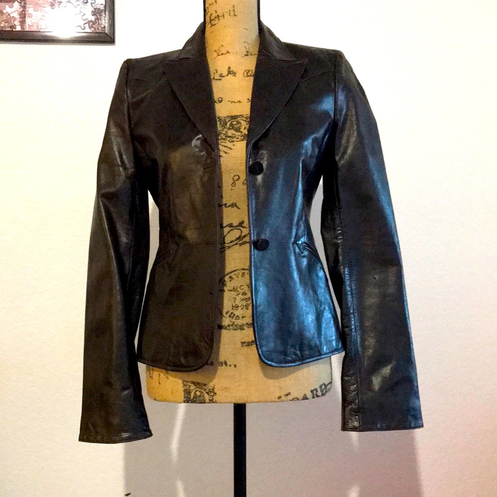 Laundry by Shelli Segal leather jacket